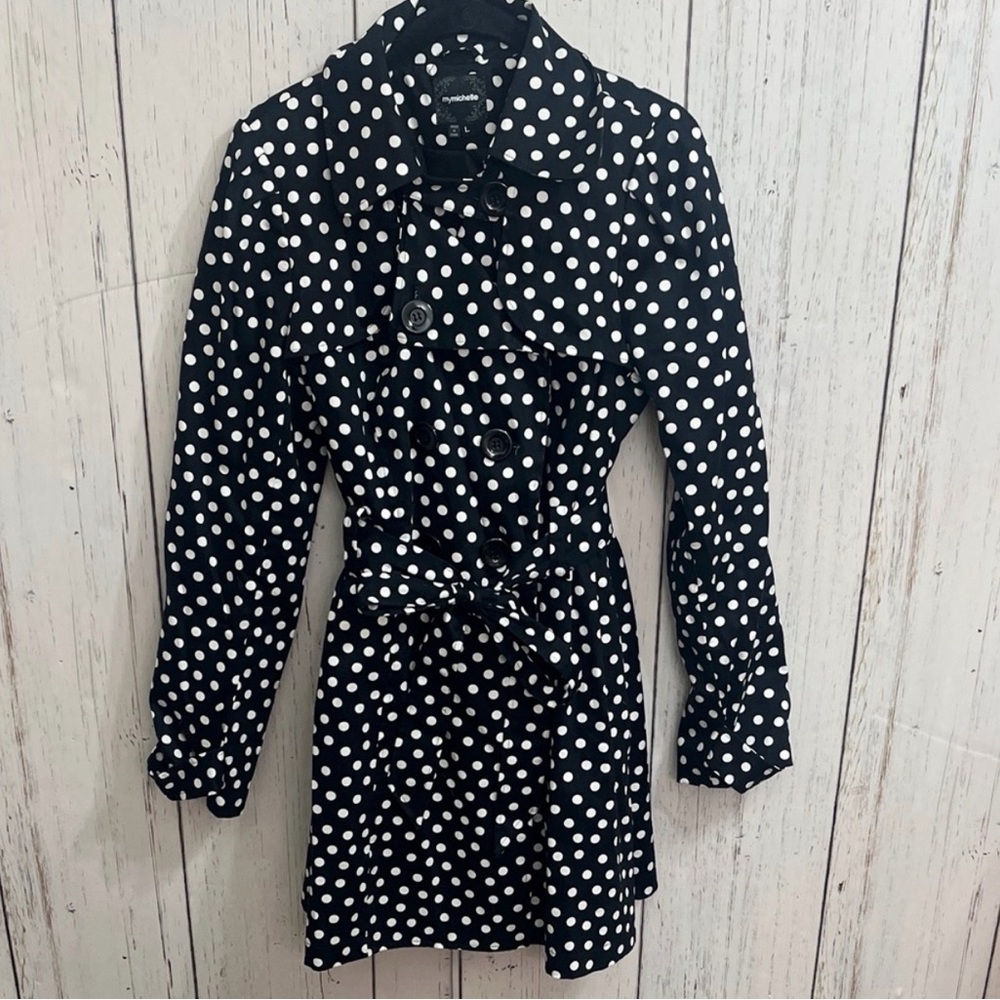 My Michelle Black and Cream Polka
Dot Coat
